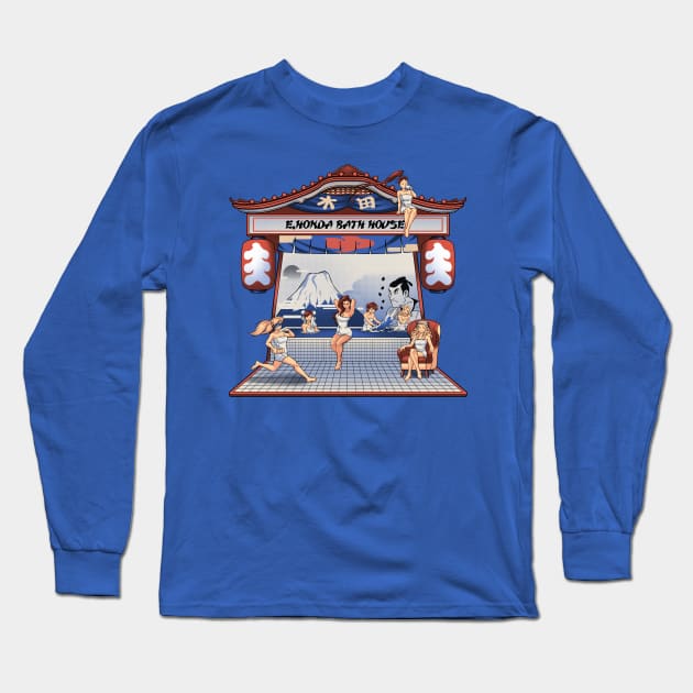 Bath house Long Sleeve T-Shirt by CoinboxTees